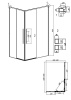 Душевой уголок Grossman Galaxy 300.K33.01.1170.10.00 110х70 стекло прозрачное профиль хром без поддона